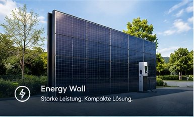 Systemelemente: Energiewand klein/groß, Systemwand, Fundament klein/groß, E-Canopy klein/groß